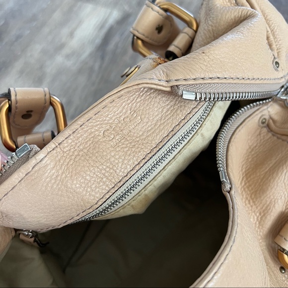 Chloe Calfskin Medium Paddington Satchel Beige - Picture 6 of 15